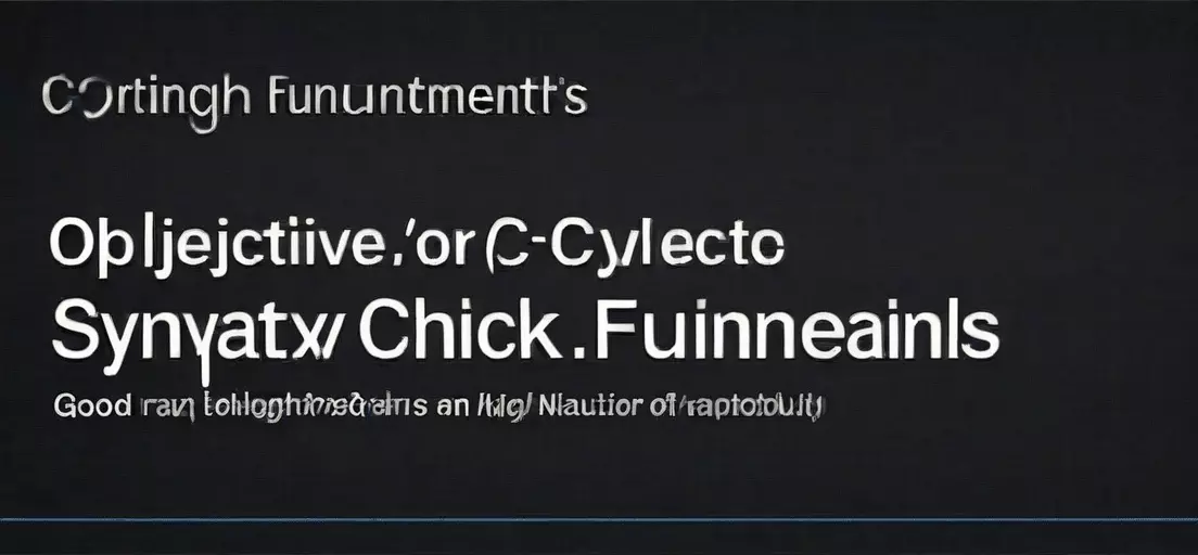 Введение в objective-c: основы языка и синтаксис